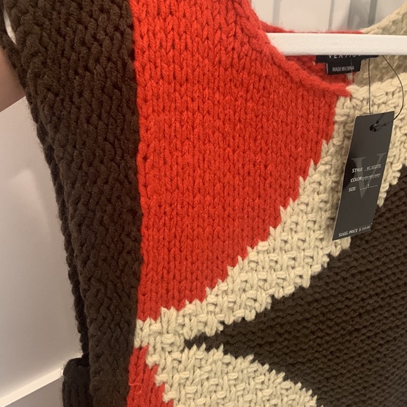 NWT Beautiful Vertigo Color Block Knit Mini Dress - Picture 4 of 5